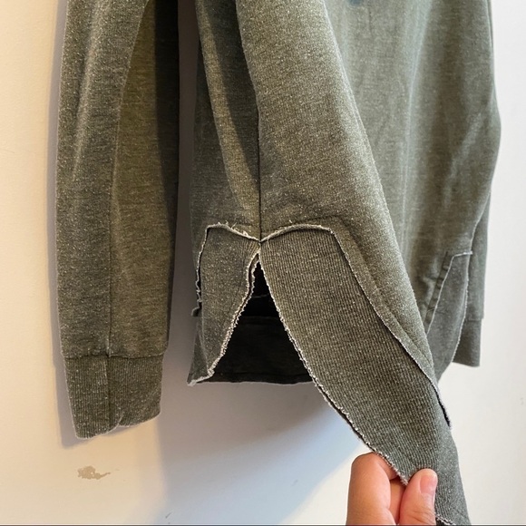Z Supply comfy oversized pullover green hoodie XS - Picture 6 of 8